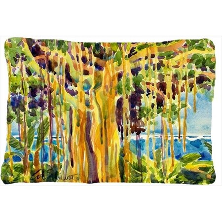 Carolines Treasures Carolines Treasures 6064PW1216 Tree - Banyan Tree Indoor & Outdoor Decorative Fabric Pillow - 12 x 16 in. 6064PW1216